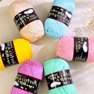 Len Milk Cotton 125g Loại 1 (Bảng màu 1-81)