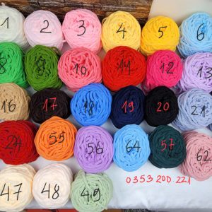 Len nhung đũa 90-100g đủ màu
